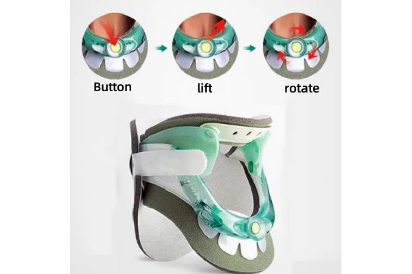 houw to wear neck brace